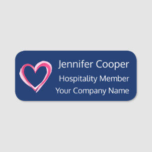 Addieren Sie IHR Logo-kundenspezifisches Namensschild