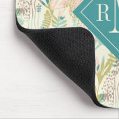 Addieren Sie Ihr modernes Blumenmuster des Mousepad (Ecke)