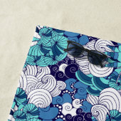 Addieren Sie Ihr Monogramm| flippiges Strandtuch (Beispiel)