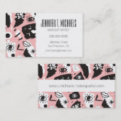 Addieren Sie Ihr Namens| abstraktes modernes Visitenkarte (Vorne/Hinten)