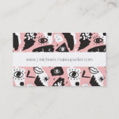 Addieren Sie Ihr Namens| abstraktes modernes Visitenkarte (Rückseite)