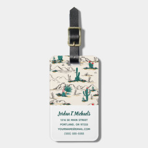 Addieren Sie Ihr Namens  blühendes Gepäckanhänger