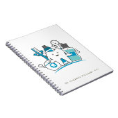 Addieren Sie Ihr Namens| die saubere Zahn-Gruppe Notizblock (Rechte Seite)