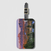 Addieren Sie Ihr Namens| eine Ansicht morgens Gepäckanhänger (Vorderseite Vertikal)