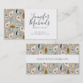 Addieren Sie Ihr Namens| geometrisches aquamarines Visitenkarte (Vorne/Hinten)