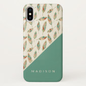 Addieren Sie Ihr Namens| geometrisches Case-Mate iPhone Hülle (Rückseite)