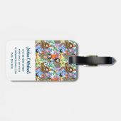 Addieren Sie Ihr Namens| Gepäckanhänger (Rückseite horizontal)