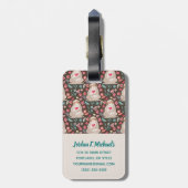 Addieren Sie Ihr Namens| Gepäckanhänger (Rückseite vertikal)