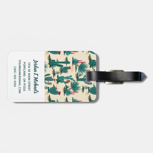 Addieren Sie Ihr Namens| grünes u. rotes Gepäckanhänger (Rückseite horizontal)