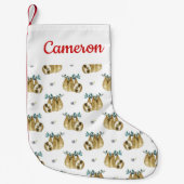 Addieren Sie Ihr Namens| Kleiner Weihnachtsstrumpf (Vorderseite)