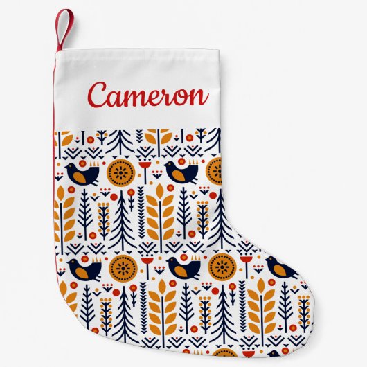 Addieren Sie Ihr Namens| Kleiner Weihnachtsstrumpf (Vorderseite)