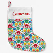 Addieren Sie Ihr Namens| Kleiner Weihnachtsstrumpf (Vorderseite)