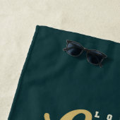 Addieren Sie Ihr Namens| Longboard, das | Strandtuch (Beispiel)