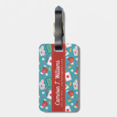 Addieren Sie Ihr Namens| medizinisches Gepäckanhänger (Rückseite vertikal)