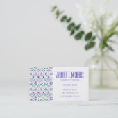 Addieren Sie Ihr Namens| mexikanisches Visitenkarte (Stehend Vorderseite)