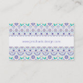 Addieren Sie Ihr Namens| mexikanisches Visitenkarte (Rückseite)