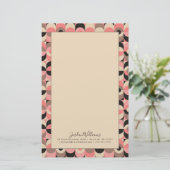 Addieren Sie Ihr Namens| Mitte- des Briefpapier (Stehend Vorderseite)