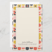 Addieren Sie Ihr Namens| Mitte- des Briefpapier (Vorne/Hinten)