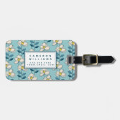 Addieren Sie Ihr Namens| Mitte- des Gepäckanhänger (Vorderseite horizontal)