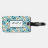 Addieren Sie Ihr Namens| Mitte- des Gepäckanhänger (Rückseite horizontal)