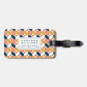 Addieren Sie Ihr Namens| Mitte- des Gepäckanhänger (Rückseite horizontal)