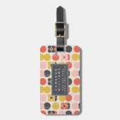 Addieren Sie Ihr Namens| Mitte- des Gepäckanhänger (Vorderseite vertikal)