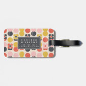 Addieren Sie Ihr Namens| Mitte- des Gepäckanhänger (Rückseite horizontal)