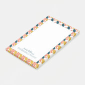 Addieren Sie Ihr Namens| Mitte- des Post-it Klebezettel (angewinkelt)