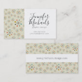 Addieren Sie Ihr Namens| Mitte- des Visitenkarte (Vorne/Hinten)