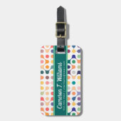 Addieren Sie Ihr Namens| molekulare Gepäckanhänger (Vorderseite vertikal)