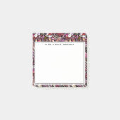 Addieren Sie Ihr Namens| Nagel-Studio-Muster Post-it Klebezettel (Vorderseite)