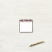 Addieren Sie Ihr Namens| Nagel-Studio-Muster Post-it Klebezettel (Auf Schreibtisch)