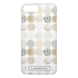 Addieren Sie Ihr Namens  neutrales abstraktes Case-Mate iPhone Hülle