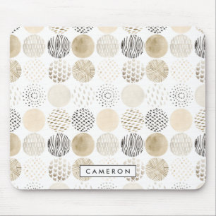 Addieren Sie Ihr Namens  neutrales abstraktes Mousepad