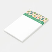 Addieren Sie Ihr Namens| niedlicher Post-it Klebezettel (angewinkelt)