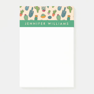 Addieren Sie Ihr Namens  niedlicher Post-it Klebezettel