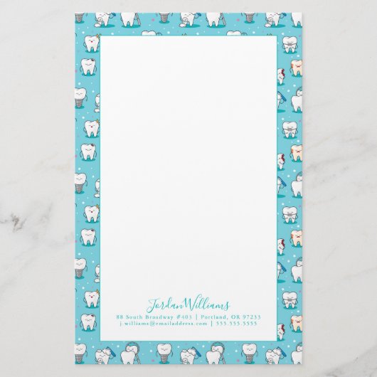 Addieren Sie Ihr Namens| niedliches Briefpapier (Vorderseite)