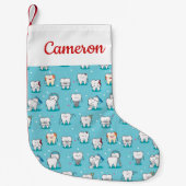 Addieren Sie Ihr Namens| niedliches Kleiner Weihnachtsstrumpf (Vorderseite)