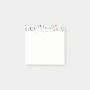 Addieren Sie Ihr Namens  niedliches Post-it Klebezettel