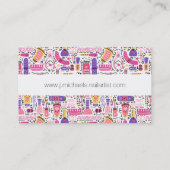 Addieren Sie Ihr Namens| niedliches Visitenkarte (Rückseite)