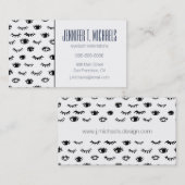 Addieren Sie Ihr Namens| niedliches Visitenkarte (Vorne/Hinten)