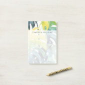 Addieren Sie Ihr Namens| Post-it Klebezettel (Auf Schreibtisch)