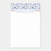 Addieren Sie Ihr Namens| Post-it Klebezettel (Vorderseite)