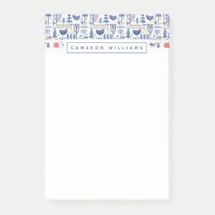 Addieren Sie Ihr Namens  Post-it Klebezettel