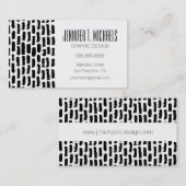 Addieren Sie Ihr Namens| schwarzes Visitenkarte (Vorne/Hinten)