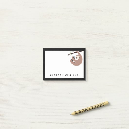 Addieren Sie Ihr Namens| sich beeilen nicht Post-it Klebezettel (Auf Schreibtisch)