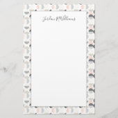 Addieren Sie Ihr Namens| skandinavisches Briefpapier (Vorderseite)