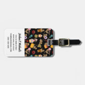 Addieren Sie Ihr Namens| Sloth-süßes Gepäckanhänger (Vorderseite horizontal)