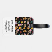 Addieren Sie Ihr Namens| Sloth-süßes Gepäckanhänger (Rückseite horizontal)