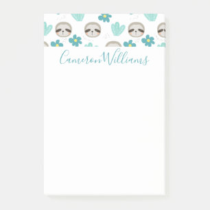 Addieren Sie Ihr Namens  süße Post-it Klebezettel